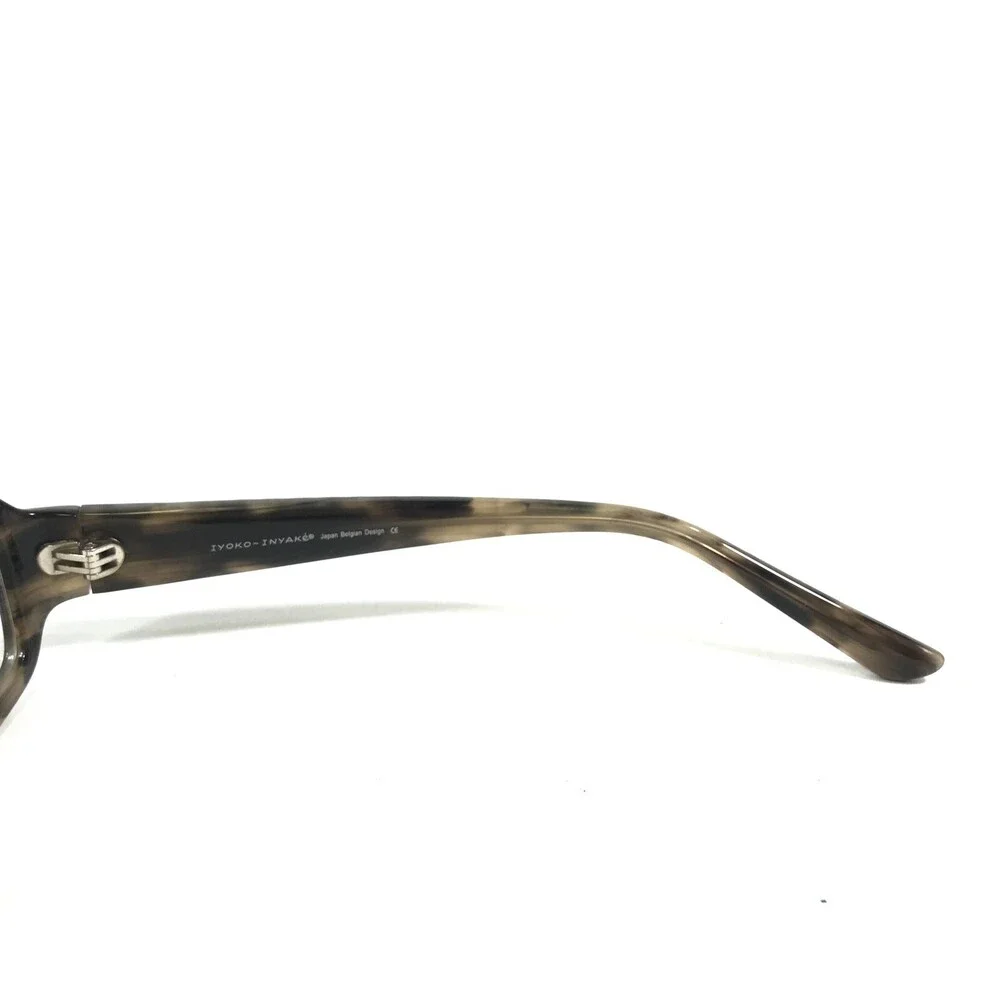 Iyoko-Inyake Eyeglasses Frames IY261 COL.21 Brown Rectangular Full Rim 55-16-140